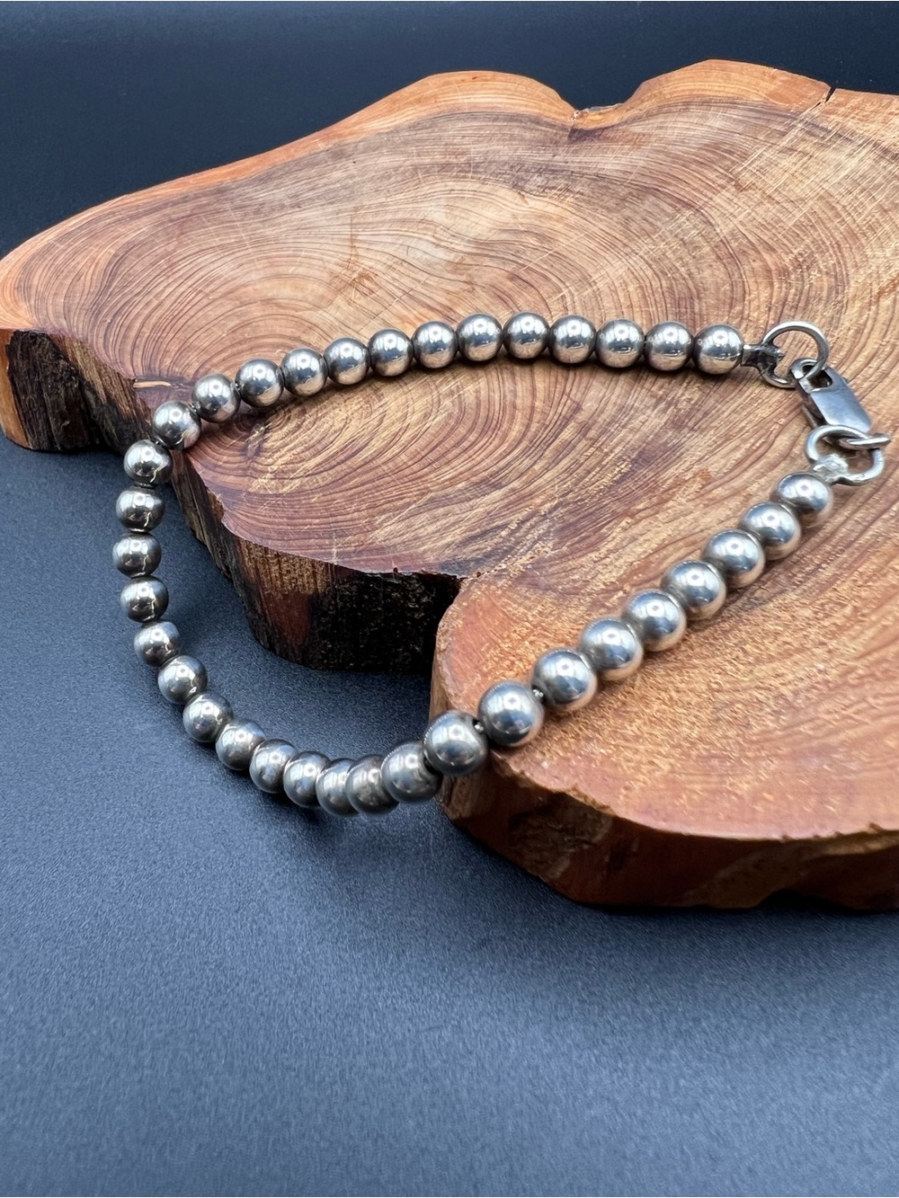 Sterling Silver Ball Bead Bracelet